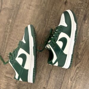 Nike Dunk Low Michigan State Green